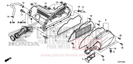 FILTRE A AIR SH300AG de 2016